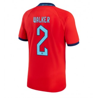 England Kyle Walker #2 Bortatröja VM 2022 Korta ärmar